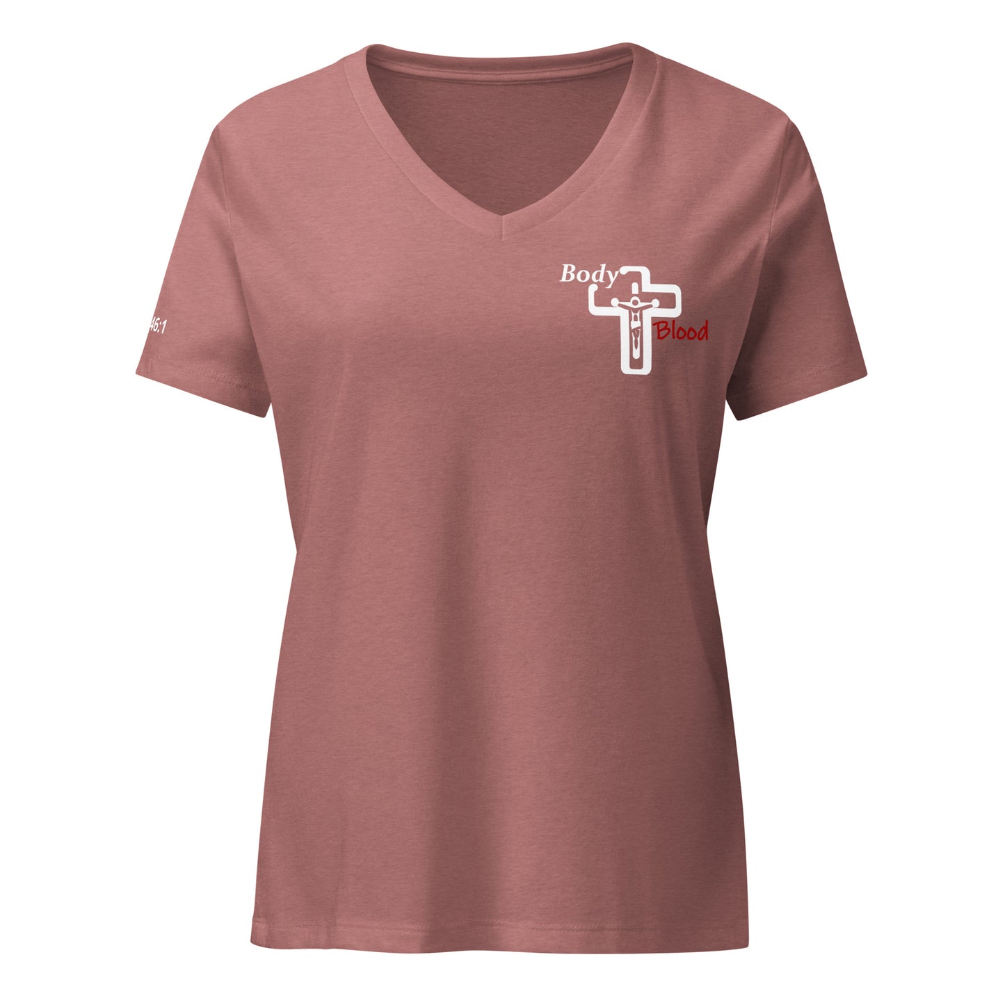 Relaxed V-neck T-shirt (Women)
